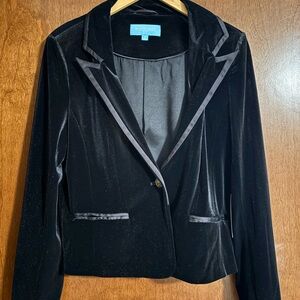 Black Velvet Blazer